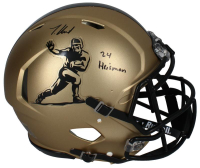 Travis Hunter Signed Heisman Trophy Logo Full-Size Authentic On-Field Speed Helmet Inscribed "24 Heisman" (Fanatics) at PristineAuction.com