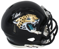 Travis Hunter Signed Jaguars Speed Mini Helmet (Fanatics) at PristineAuction.com