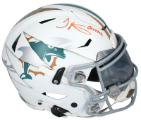 Tyreek Hill Signed LE Dolphins Full-Size Authentic On-Field Custom ECC Painted Speedflex Helmet Inscribed "Cheetah" (Fanatics) at PristineAuction.com
