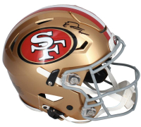 George Kittle Signed 49ers Full-Size Authentic On-Field Speedflex Helmet (Beckett) at PristineAuction.com