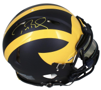 Tom Brady Signed Michigan Wolverines Full-Size Authentic On-Field Speed Helmet with Visor (Fanatics) at PristineAuction.com