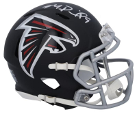 Michael Penix Jr. Signed Falcons Speed Mini Helmet (Fanatics) at PristineAuction.com