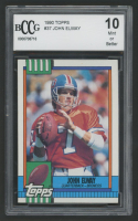 John Elway 1990 Topps #37 (BCCG 10) at PristineAuction.com
