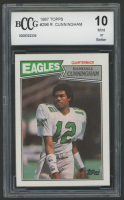 Randall Cunningham 1987 Topps #296 (BCCG 10) at PristineAuction.com