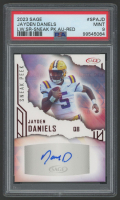 Jayden Daniels 2023 Sage Sneak Peek Autographs #SPAJD RC (PSA 9) at PristineAuction.com