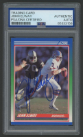 John Elway Signed 1991 Score #25 (PSA) at PristineAuction.com