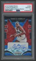 Charles Barkley 2019 Prizm Signatures Choice Prizm #CBK (PSA 10) at PristineAuction.com
