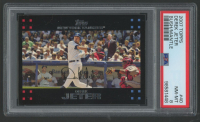 Derek Jeter 2007 Topps w / Mantle /Bush #40a (PSA 8) at PristineAuction.com