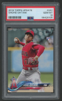 Shohei Ohtani 2018 Topps Update #US1 (PSA 10) at PristineAuction.com