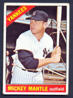 Mickey Mantle 1966 Topps #50 DP at PristineAuction.com