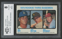 Ron Cey / John Hilton / Mike Schmidt 1973 Topps #615 Rookie Third Basemen RC (BCCG 8) at PristineAuction.com