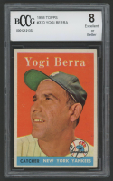 Yogi Berra 1958 Topps #370 (BCCG 8) at PristineAuction.com