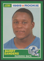 Barry Sanders 1989 Score #257 RC at PristineAuction.com