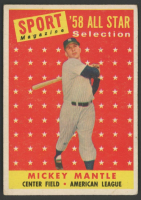 Mickey Mantle 1958 Topps #487 AS TP at PristineAuction.com