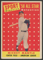 Mickey Mantle 1958 Topps #487 AS TP at PristineAuction.com