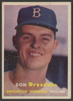 Don Drysdale 1957 Topps #18 RC at PristineAuction.com
