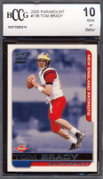 Tom Brady 2000 Paramount #138 RC (BCCG 10) at PristineAuction.com