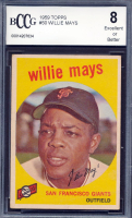 Willie Mays 1959 Topps #50 (BCCG 8) at PristineAuction.com