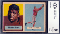 Dick Lane 1957 Topps #85 RC (BCCG 8) at PristineAuction.com