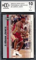 LeBron James 2003-04 Upper Deck Phenomenal Beginning LeBron James #8 RC (BCCG 10) at PristineAuction.com