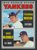 Thurman Munson RC / Dave McDonald RC 1970 Topps Rookie Stars #189 at PristineAuction.com
