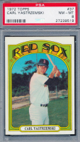 Carl Yastrzemski 1972 Topps #37 (PSA 8) at PristineAuction.com