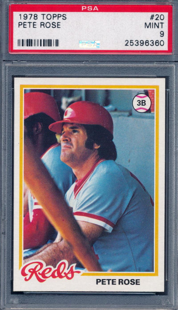 Pete Rose 1978 Topps #20 (PSA 9)