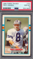 Troy Aikman 1989 Topps Traded #70T RC (PSA 10) at PristineAuction.com