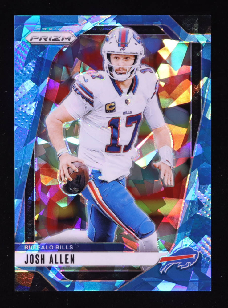 Josh Allen 2024 Panini Prizm Prizms Blue Ice #28 #46/99