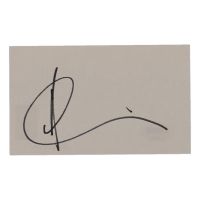 Andy Garcia Signed 3x5 Index Card (PSA) at PristineAuction.com