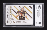 Josh Allen 2018 Panini Contenders Draft Picks School Colors #3 RC (BCCG 10) at PristineAuction.com