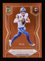 Matthew Stafford 2025 Elite Bronze #76 #19/35 at PristineAuction.com