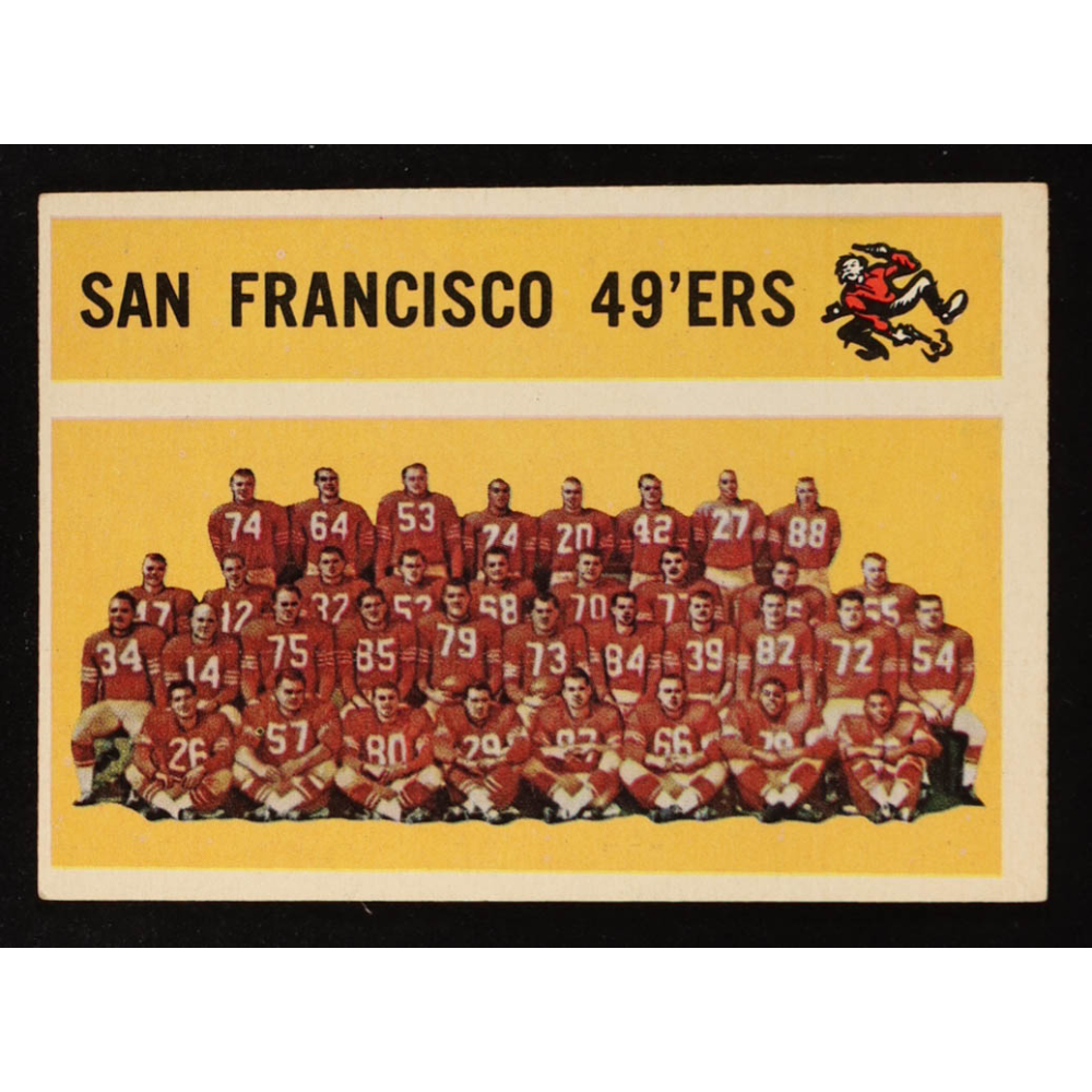San Francisco 49ers 1960 Topps #122 at PristineAuction.com