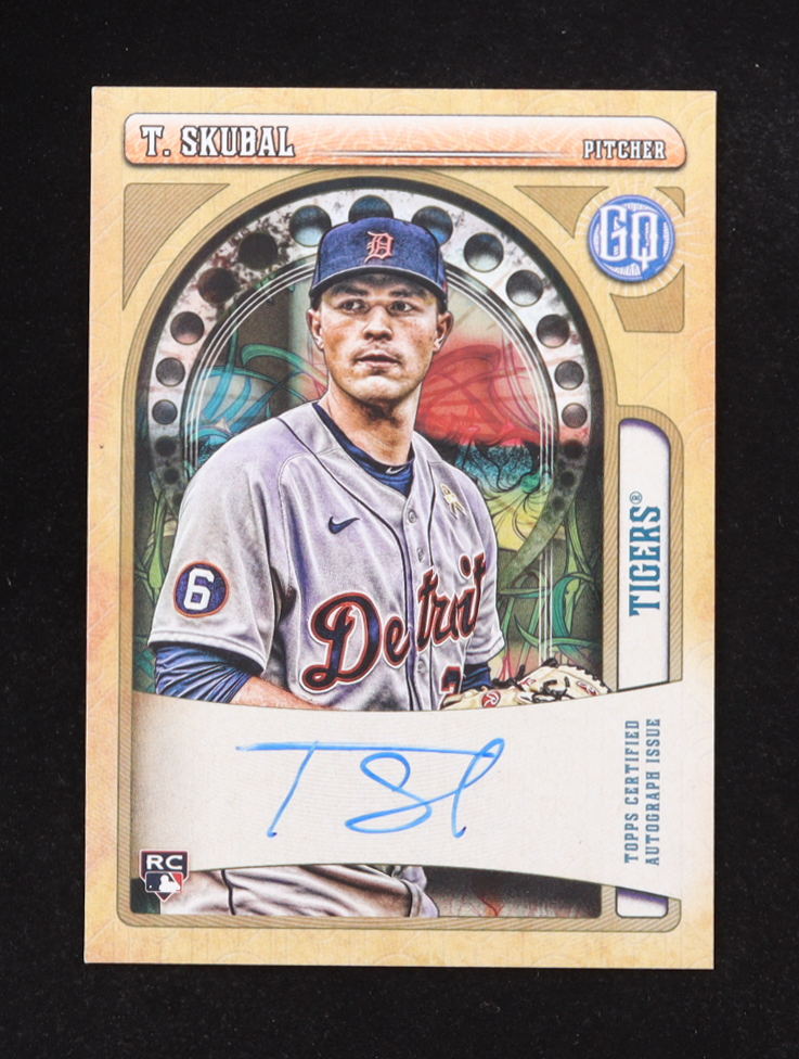 Tarik Skubal 2021 Topps Gypsy Queen Autographs #GQATSK RC at PristineAuction.com Tarik Skubal 2021 Topps Gypsy Queen Autographs #GQATSK RC at PristineAuction.com