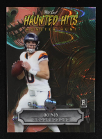 Bo Nix 2024 Wild Card Haunted Hits Monster Hunt Rainbow Orange Witch #HHWBN RC #1/3 at PristineAuction.com