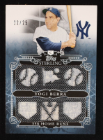 Yogi Berra 2010 Topps Sterling #SSR-48 Stats Relics Six Gu Jersey #22/25 at PristineAuction.com