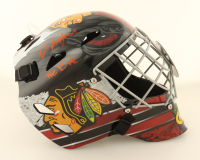 Ed Belfour Signed Blackhawks Full-Size Goalie Mask Inscribed "The Eagle" (Schwartz) at PristineAuction.com