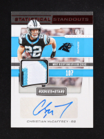 Christian McCaffrey 2019 Rookies and Stars Statistical Standouts Jersey Autographs #12 #20/35 at PristineAuction.com