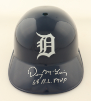 Denny McLain Signed Tigers Full-Size Batting Helmet Inscribed "68. A.L. M.V.P." (Schwartz) at PristineAuction.com
