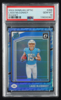 Ladd McConkey 2024 Donruss Optic Rocket #266 RR RC (PSA 10) at PristineAuction.com