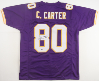 Cris Carter Signed Jersey (Schwartz) at PristineAuction.com