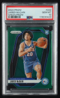 Jared McCain 2024-25 Panini Prizm Prizms Green #222 RC (PSA 10) at PristineAuction.com