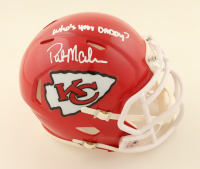 Patrick Mahomes Sr. Signed Chiefs Speed Mini Helmet Inscribed "Who's Your Daddy?" (Schwartz) at PristineAuction.com
