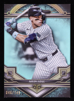 Aaron Judge 2024 Topps Triple Threads Aquamarine #198 #46/149 at PristineAuction.com
