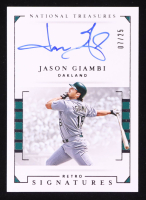Jason Giambi 2020 Panini National Treasures Retro Signatures #6 #7/25 at PristineAuction.com