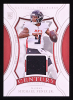 Michael Penix Jr. 2024 Panini National Treasures Century Materials #4 RC #19/99 at PristineAuction.com