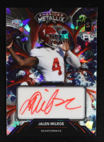 Jalen Milroe 2023 Wild Card American Metallix Autographs Crystals #WMFJMA RC #1/1 at PristineAuction.com