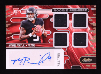 Michael Penix Jr. 2024 Absolute Rookie Premiere Materials Autographs Quad #201 #284/299 RC at PristineAuction.com