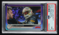 Max Verstappen 2022 Topps Chrome Formula 1 Purple Refractors #4 #125/399 (PSA 9) at PristineAuction.com