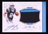 Jonathon Brooks 2024 Panini National Treasures Crossover Rookie Patch Autographs #14 RC #79/99 at PristineAuction.com